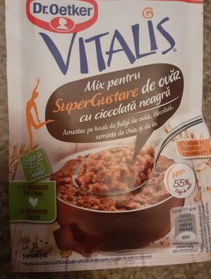 Mix pentru SuperGustare de ovăz cu ciocolată neagră