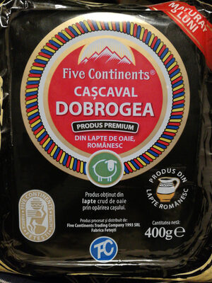 Cașcaval Dobrogea front packaging