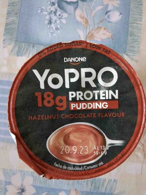YoPRO protein pudding hazelnut chocolate