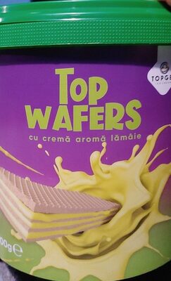 Top wafers cu aromă de lămâie front packaging