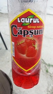 Sirop natural de căpșuni