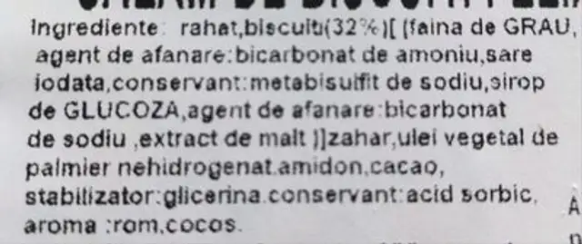SALAM DE BISCUIȚI FELIAT ingredients label