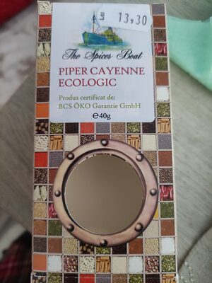 Piper Cayenne ecologic