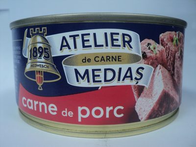 Atelier Medias Carne de porc front packaging