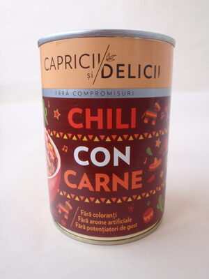Capricii și delicii Chili con carne