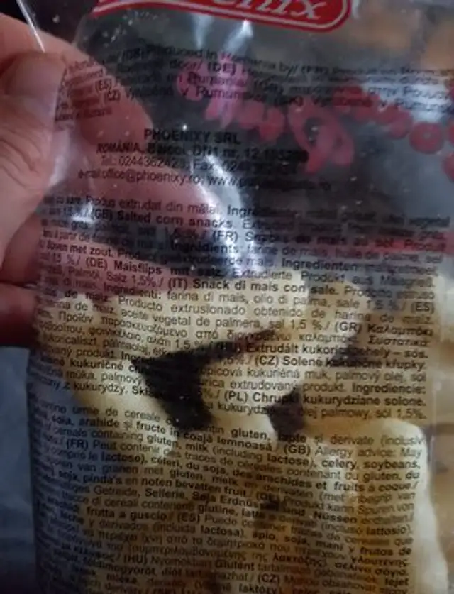 Poufouleti ingredients label
