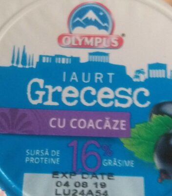 Iaurt grecesc cu coacaze