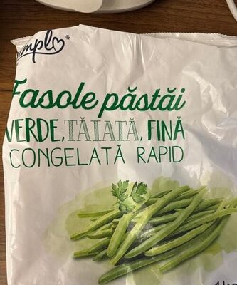 Haricots verts fin front packaging