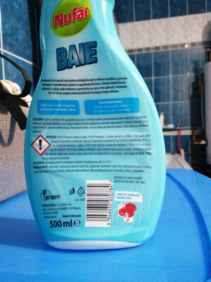 Baie ingredients label