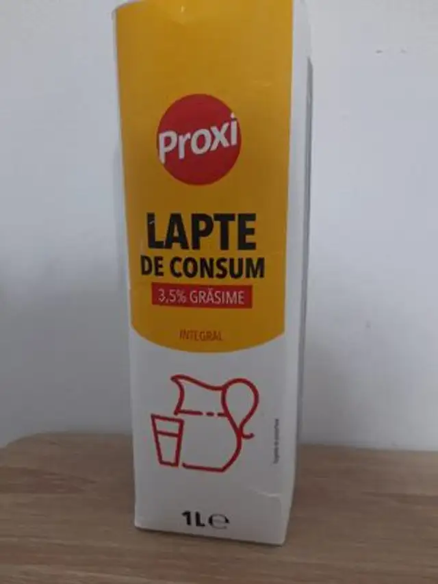 Lapte de consum 3.5% grasime front packaging
