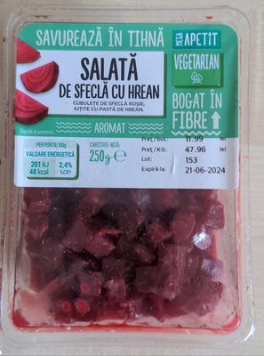 Salată de sfeclă cu hrean