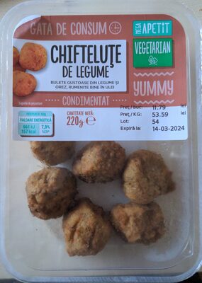 Chifteluțe de legume