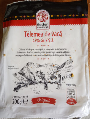 Telemea de vaca 47% gr/su