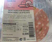 Mortadela de olivas
