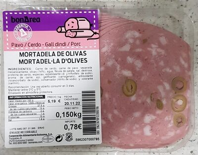Mortadela de olivas
