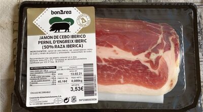 JAMON DE CEBO IBERICO (50% raza ibérica)