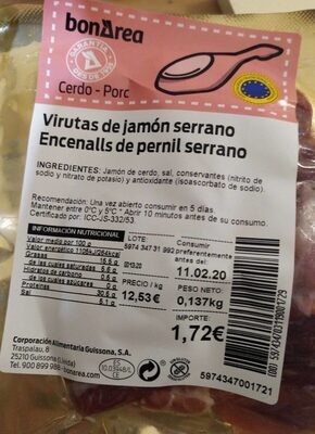 Virutas de jamón serrano