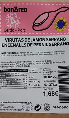 Virutas de jamón serrano