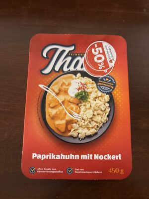 Paprikahuhn mit Nockerl