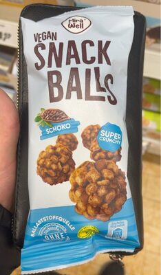 Vegan Snack Balls front packaging