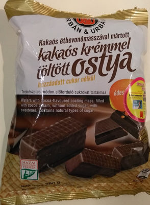 Kakaós  kérmmel töltött ostya