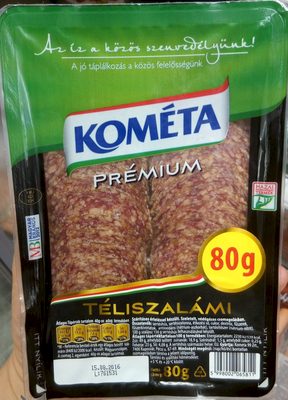 Prémium Téliszalámi front packaging