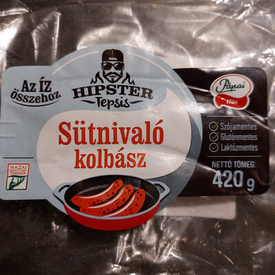 HIPSTER Tepsis Sütnivaló kolbász