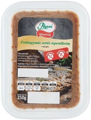Fokhagymás sertés tepertőkrém front packaging