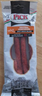 Hungarian spicy snack salami
