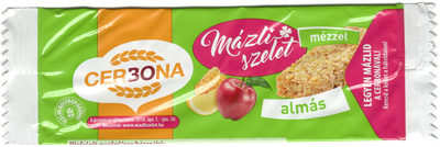 Cerbona Apple muesli bar with lemon front packaging