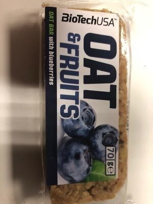 Oat & Fruit Bar, Blueberries
