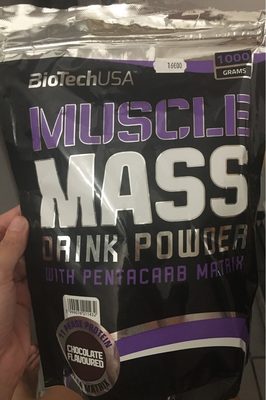 Biotech Muscle Mass, Wasser front packaging