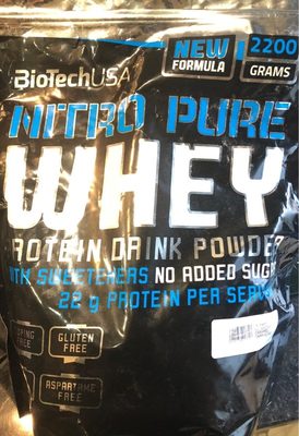 10004020810 Nitro Pure Whey Protéine Saveur Caramel Capuccino