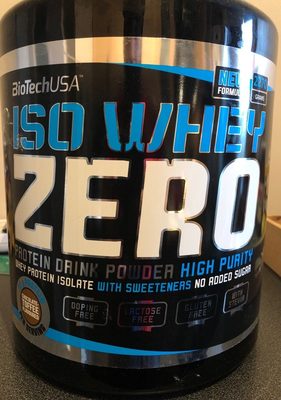 Iso Whey ZERO front packaging