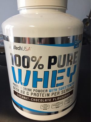 100% Pure Whey front packaging