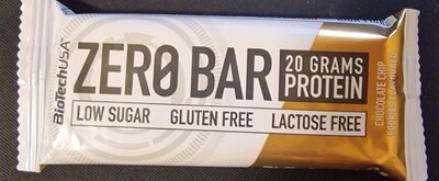 Zero Bar Chocolate Chip Cookie Flavoured