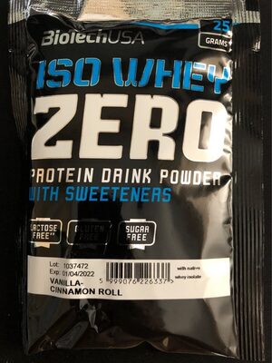 Iso whey zero vanille canelle