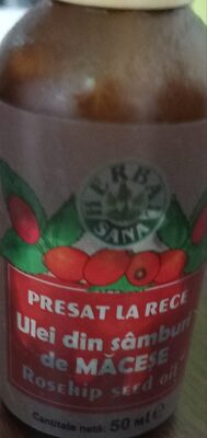 presat la rece ulei din sămburi de măceșe