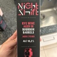 Rye Wine aged in Bourbon Barrels