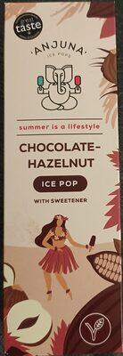 Chocolate- Hazelnut Ice Pop with sweetener