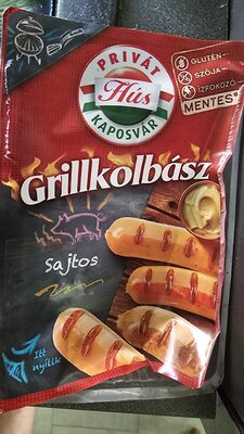 Grillkolbász - Sajtos