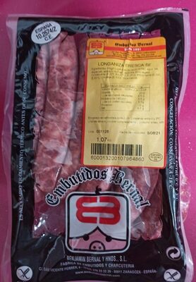 Longaniza fresca sf