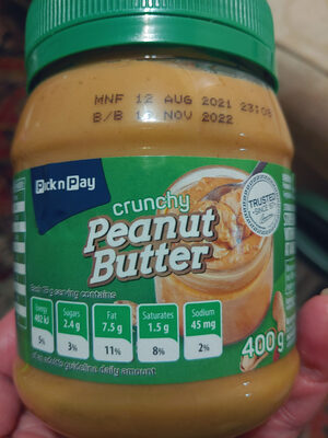 Crunchy peanut butter
