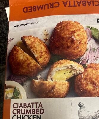 Ciabatta crumbed chicken cordon bleu