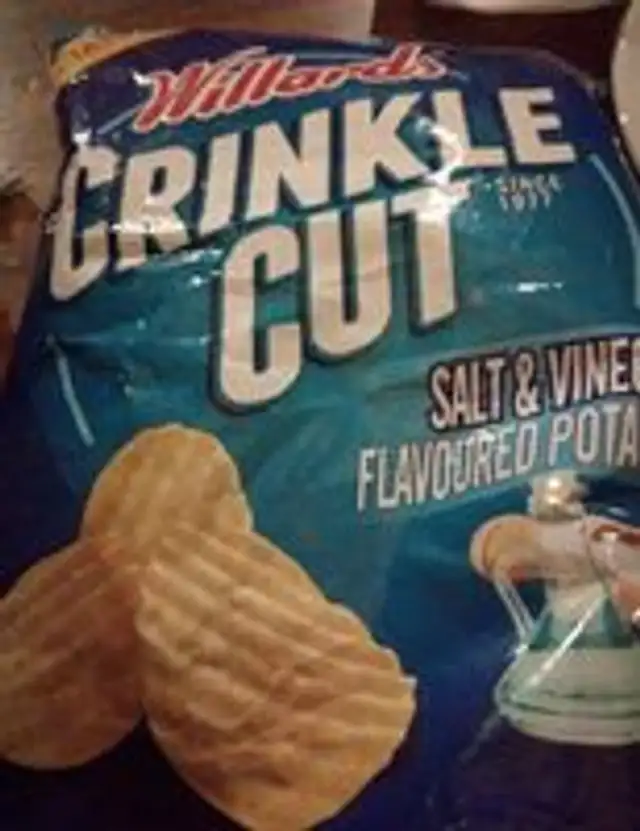 Crinkle Cut salt and vinegar