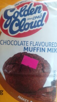 Chocolate muffin mix front packaging
