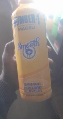 NUMBER.1  MAGEU smooth  BANANA CUSTARD FLAVOUR 1 LITRE