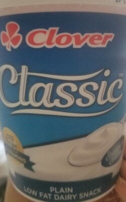 Plain low fat dairy snack