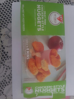 Meat-free chicken style nuggets