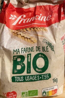 Ma farine de blé bio - Tous usages T.55 front packaging